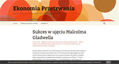 Desktop Screenshot of ekonomiaprzetrwania.pl